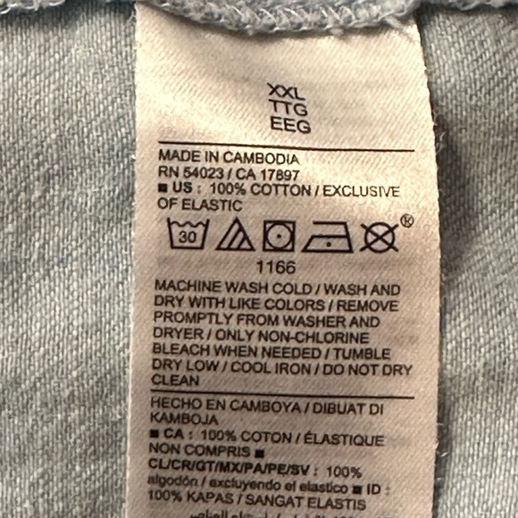 Old Navy Women's Denim Chambray Tiered Maxi Dress. Size XL - Picture 8 of 8